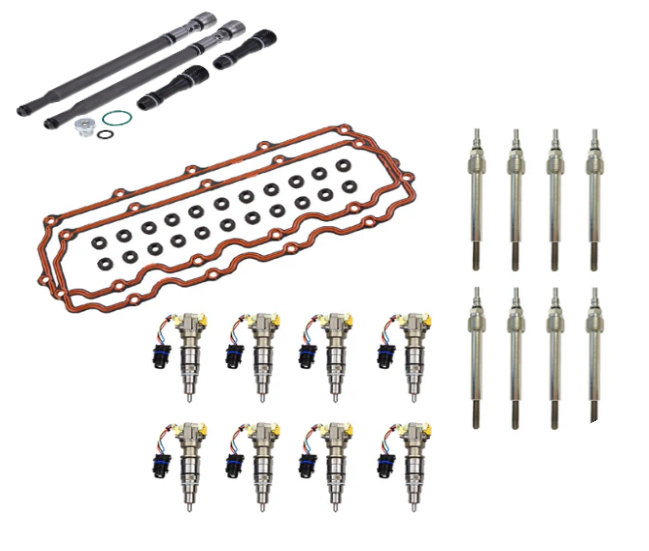 Platinum Fuel Injector Master Kit with Stand Pipes for 6.0L Ford Powerstroke