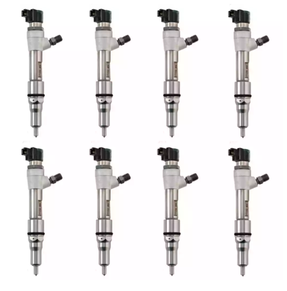 Full Set of 8 Fuel Injectors for 2008 - 2010 6.4L Ford Powerstroke