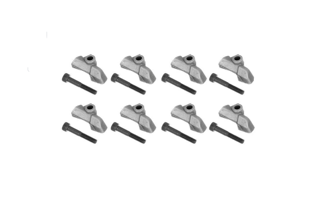 Set of 8 Injector Oil Spout Deflector and Bolt for 1994-2004 7.3L Ford Powerstroke