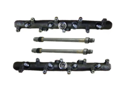 R&R Early High Pressure Oil Rail with New Pucks Stand Pipe kit for 6.0L Ford Powerstroke