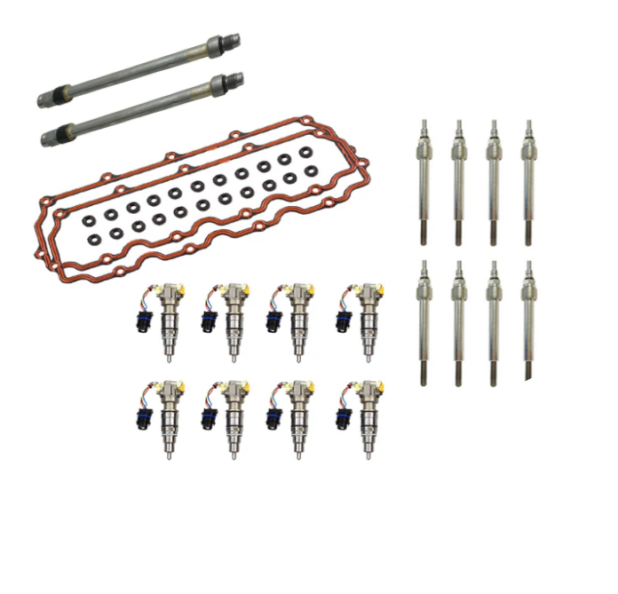 Platinum Fuel Injector Master Kit with Stand Pipes for 6.0L Ford Powerstroke