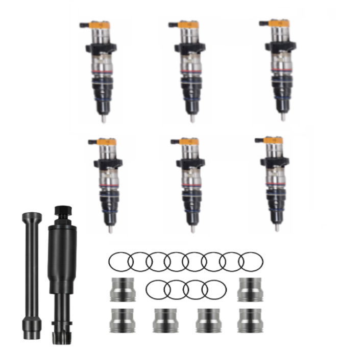 Premium Injector Install Kit for Caterpillar C7 Fuel Injector (10R4761, 10R4762, 10R4763)