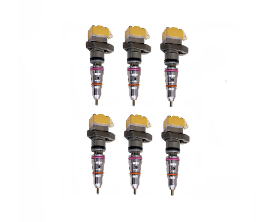 Full Set of Fuel Injectors for 1995 - 2003 Caterpillar 3126E Engines 0R9349