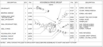 DB2 Drive Shaft Seal for JDB / DB2 Fuel Injection Pumps / 10453