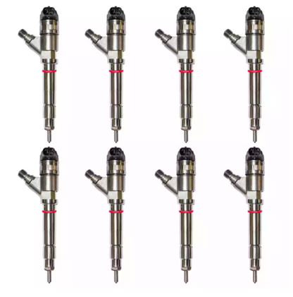 LBZ Duramax Fuel Injector Set | 8 Remanufactured OEM Replacement Injectors | 2006-2007 6.6L Duramax