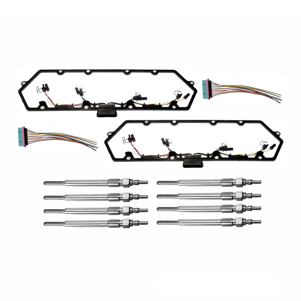 Glow Plug Kit for 7.3L Ford Powerstroke Diesel Care & Performance